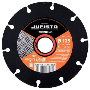 Tarcza Tnąca Z Węglików Spiekanych Jufisto Do Cięcia Metalu 125x1,0x22,23mm