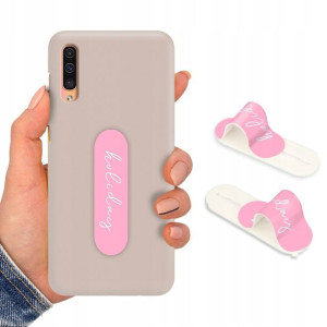 Etui Mat NUDE + Uchwyt do SAMSUNG A30s Case Wzory