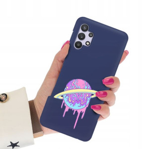Etui Mat Granat do SAMSUNG A32 Art Sztuka Wzory