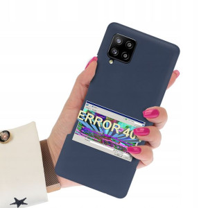 Etui Mat Granat do SAMSUNG A42 5G Art Sztuka Wzory