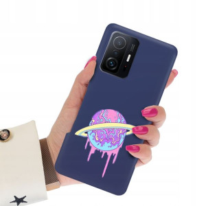 Etui Mat Granat do XIAOMI 11T 5G Art Sztuka Wzory