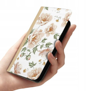 ETUI MAGNET ZŁOTY do REALME C35 Modne Top Wzory