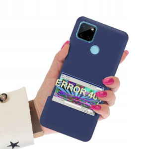Etui Mat Granat do REALME C21Y Art Sztuka Wzory