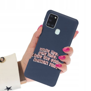 Etui Mat Granat do SAMSUNG A21s Art Sztuka Wzory