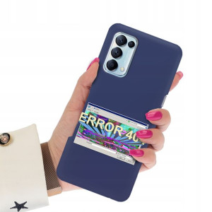 Etui Mat Granat do OPPO RENO 5 5G Art Sztuka Wzory