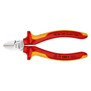Szczypce Tnące Boczne 'knipex' Rękojeści Izolowane 1000v Vde, 140mm