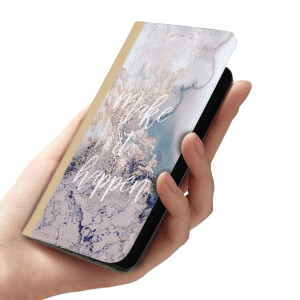 ETUI MAGNET ZŁOTY do XIAOMI REDMI 9AT Case Wzory