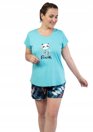 Piżama Damska Vienetta bawełniana +Size 3XL 52 54
