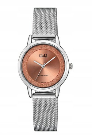 Zegarek damski Q&Q QZ57-278 Mesh Srebrny