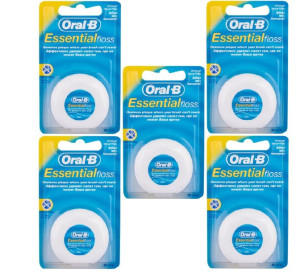 Oral-B Zestaw Nici Dentystycznych 5x50m ESSENTIAL