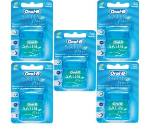 Oral-B Kpl Nici Dentystycznych 5x25m SATIN FLOSS