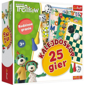 25 GIER DLA DZIECI Chińczyk Warcaby Karty do gry