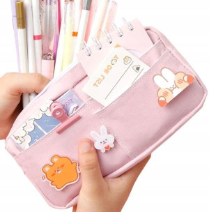 Piórnik Szkolny Saszetka Kosmetyczka Szkoła Tuba