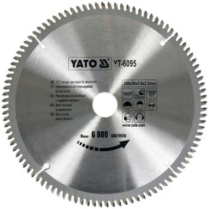 Piła Widiowa 'yato' Do Aluminium 250 X 100 X 30 Mm