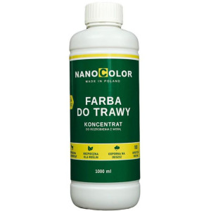 FARBA DO TRAWY Nanocolor wzmocnij trawę i kolor 1L