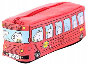 Piórnik Szkolny Autobus Saszetka Szkoła Tuba