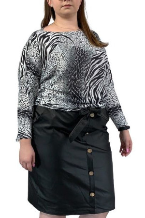 Bluzka Lekki Sweterek Pattern Ii Plus Size Uni