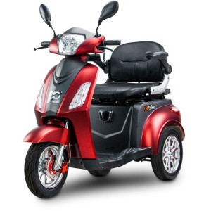 Skuter elektryczny inwalidzki BILI BIKE SHINO G2 GEL czerwono/czarny