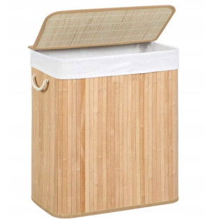 Kosz Na Pranie Bambusowy Xl Pojemnik 100l