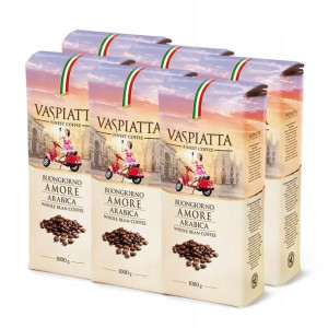 Kawa Ziarnista Vaspiatta Buongiorno Amore 1kgx6