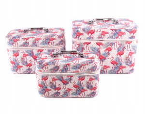 Flaming Kuferek Na Kosmetyki Zestaw 3w1 Organizer