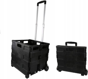 Wózek Transportowy Składana Skrzynka 35kg Kółkach
