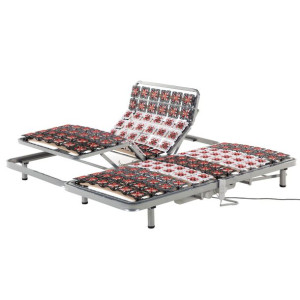 Zestaw 2 stelaży pod materac elektryczny 90 x 200 cm STAR