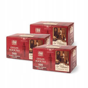 Pakiet 3x Herbata Sir William's London Ceylon 500