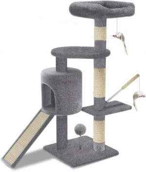 Drapak Dla Kota Drzewo, Domek Dla Kota 115 Cm.