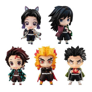 5 mini figurek Demon Slayer - Sailor Tanjiro & The Hashira Mascot Set A