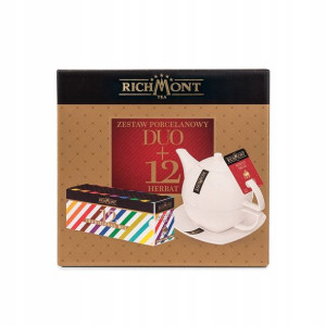 Richmont Dzbanek Duo + 12 HERBAT RICHMONT Mix