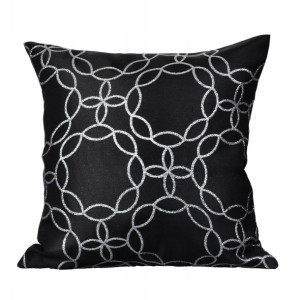 poszewki dekoracyjne MODERN 45x45 czarne