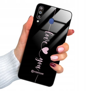 Etui Glass BROKAT do SAMSUNG M30 Case Modne Wzory