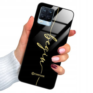Etui Glass BROKAT do REALME 8 Case Modne TOP Wzory