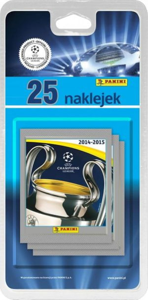 Naklejki Uefa 25 Sztuk 2014-2015 Panini