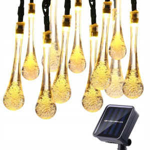 Girlanda Solarna Lampki Sople 40led Ogrodu Altany