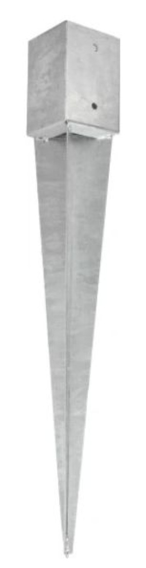 Podstawa słupa 90x90x2 wbijana kotwa 750mm LUN FIX 1szt