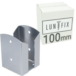 Podstawa słupa przykręcana do betonu 100mm LUN FIX PSPW