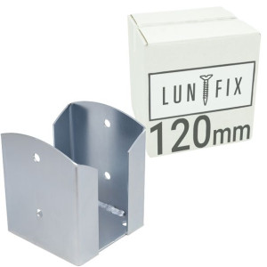 PSPW podstawa słupa przykręcana do betonu 120mm LUN FIX