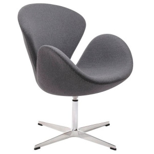 Fotel SWAN WOOL PREMIUM szary