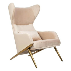 Fotel HAMPTON VELVET beżowy