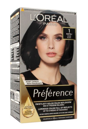 Loreal Preference Farba do włosów 1 Napoli - czerń 1op.