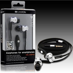 Słuchawki Dokanałowe Canyon CHROME CNL-CSEP02 +MIC