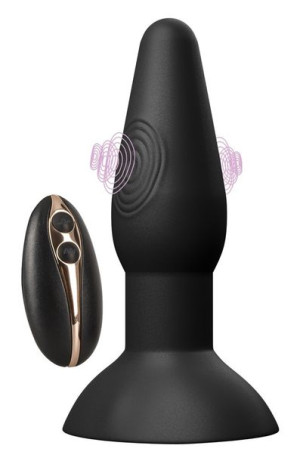 Korek analny silikonowy z wibracjami 14,9cm