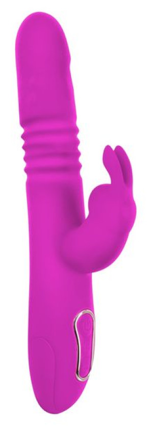 Wibrator z funkcją pchnięcia 24,8cm Sweet Smile