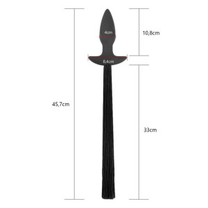 Korek analny silikonowy z ogonem 12 cm Lovetoy