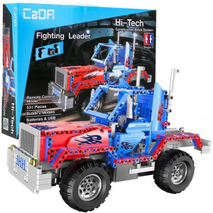 Klocki R/C Autko Ciężarówka Czerwona EE  CADA C51002W