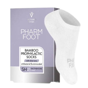 PHARM FOOT Bambusowe skarpetki z jonami srebra 35-38 Nowy krem Victoria Vyn