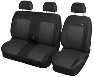 Uniwersalne żakardowe pokrowce przednie fotele samochodowe ELEGANCE 2+1 P3
