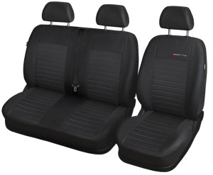 Uniwersalne żakardowe pokrowce na przód ELEGANCE 2+1 P4 do Opel Vivaro